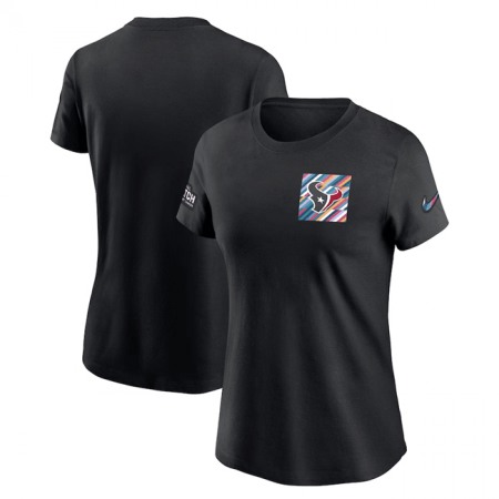 Women's Houston Texans Black 2023 Crucial Catch Sideline Tri-Ble