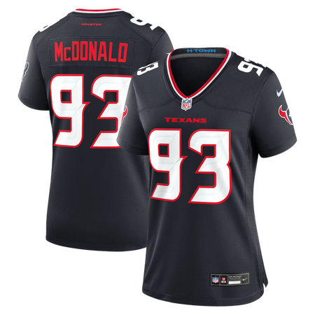 Men's C.J. Stroud #7 White Houston Texans Game White Jersey