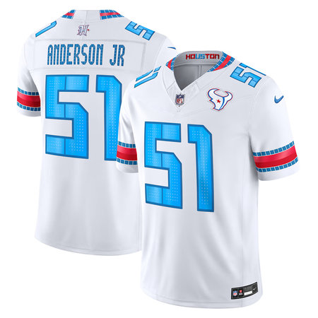 Youth Houston Texans #51 Will Anderson Jr. White 2026 Rivalries
